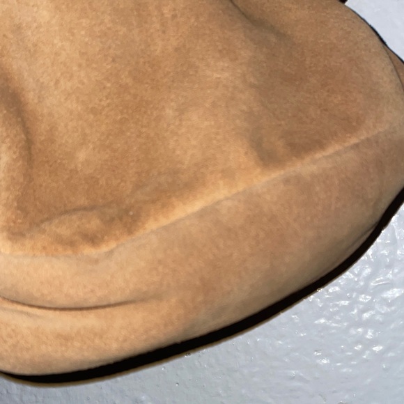 Free People Hudson Suede Crossbody Bag pirate gold NWT - Picture 12 of 14